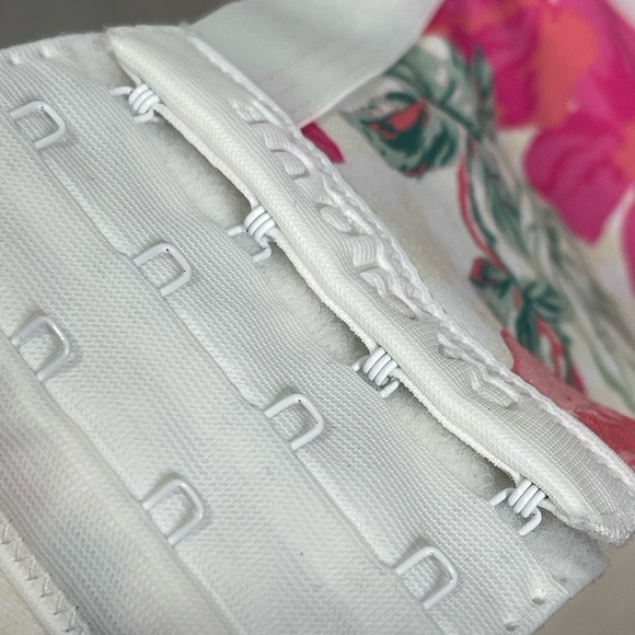 Cacique Smooth Balconette Bra 44D Aussie Floral White - Picture 6 of 10